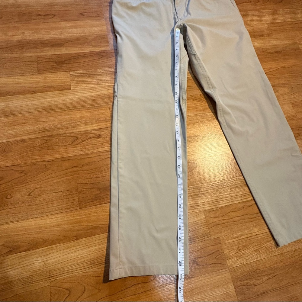 Lululemon ABC Pants Men's Size 32 Beige Khaki Tan Athleisure Stretch Comfort - Picture 7 of 8